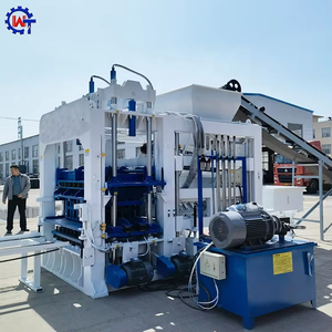 Ladrillo de pavimentación de hormigón de Piedra de Arena de cemento/máquina automática para hacer bloques de hormigón, máquina automática para hacer bloques de hormigón - Product Image 1