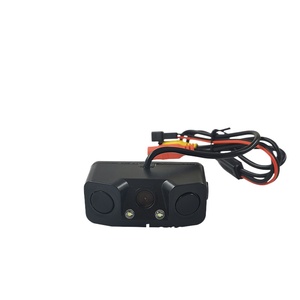 Three-in-One Car LED Parking <strong>System</strong> Reverse <strong>Backup</strong> Camera Waterproof Rearview Mirror Speaker AHQ Image <strong>Sensor</strong> Plastic Vehicles - Product Image 1