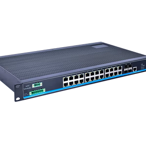 Conmutador Ethernet de fibra óptica con reconocimiento PoE automático Gigabit Producto de conmutadores de red - Product Image 1