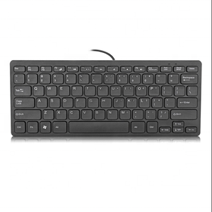 USB 2,0 Cable de teclado Ultra-delgada pequeña y tranquila tamaño 78 teclas Mini Multimedia Usb teclado para Pc portátil - Product Image 2