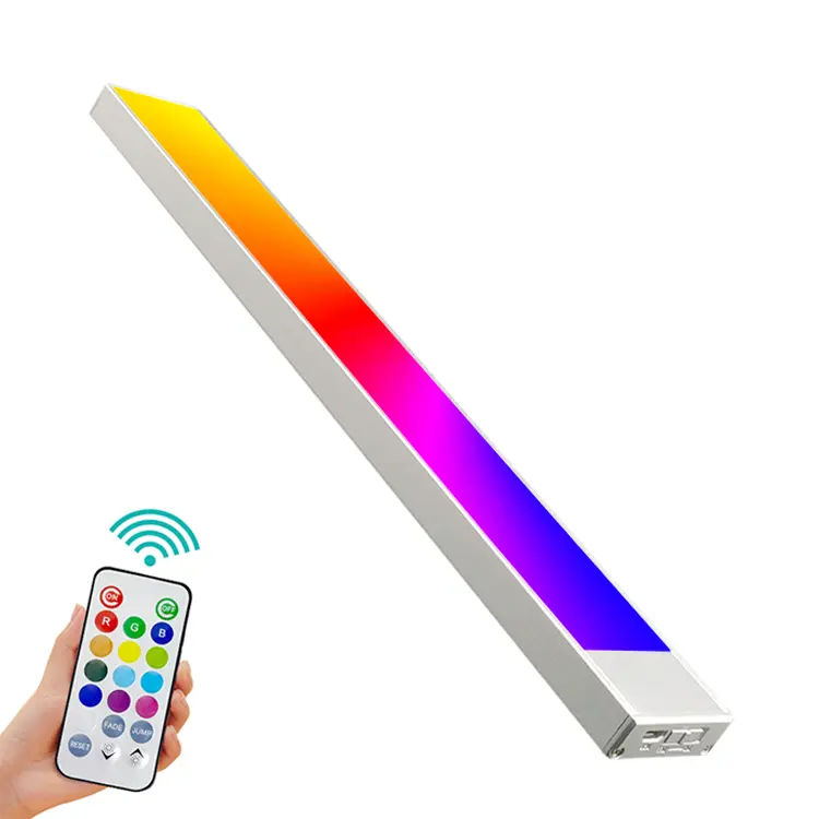 Cabinet Luce A Pile di RGB di Telecomando Led Sotto Luce Armadio con USB Ricaricabile