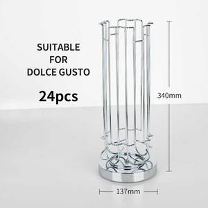 ที่ใส่กาแฟแคปซูลความจุสูงที่ใส่กาแฟทำจากโลหะสำหรับแคปซูลเนสเปรสโซ่ Dolce Gusto - Product Image 3
