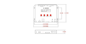 K-8000C SPI Pixel SD карты Программируемый Dream Color светодиодный контроллер для адресуемых волшебных световых полосок - Product Image 3