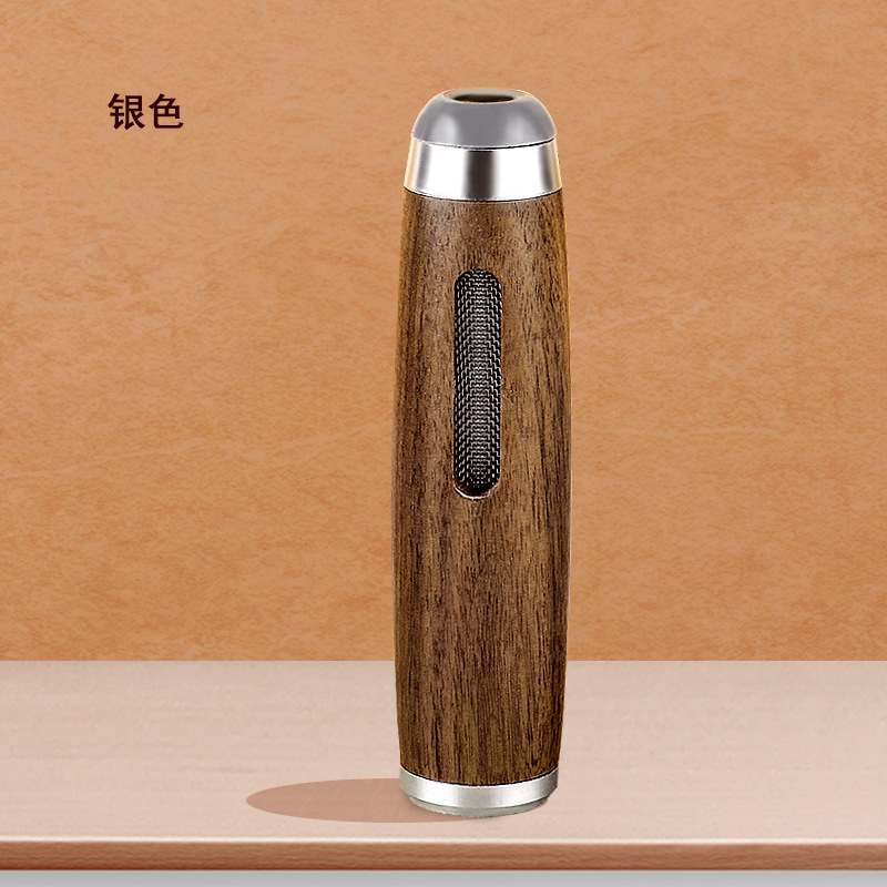 Bois de hêtre marron foncé style argent