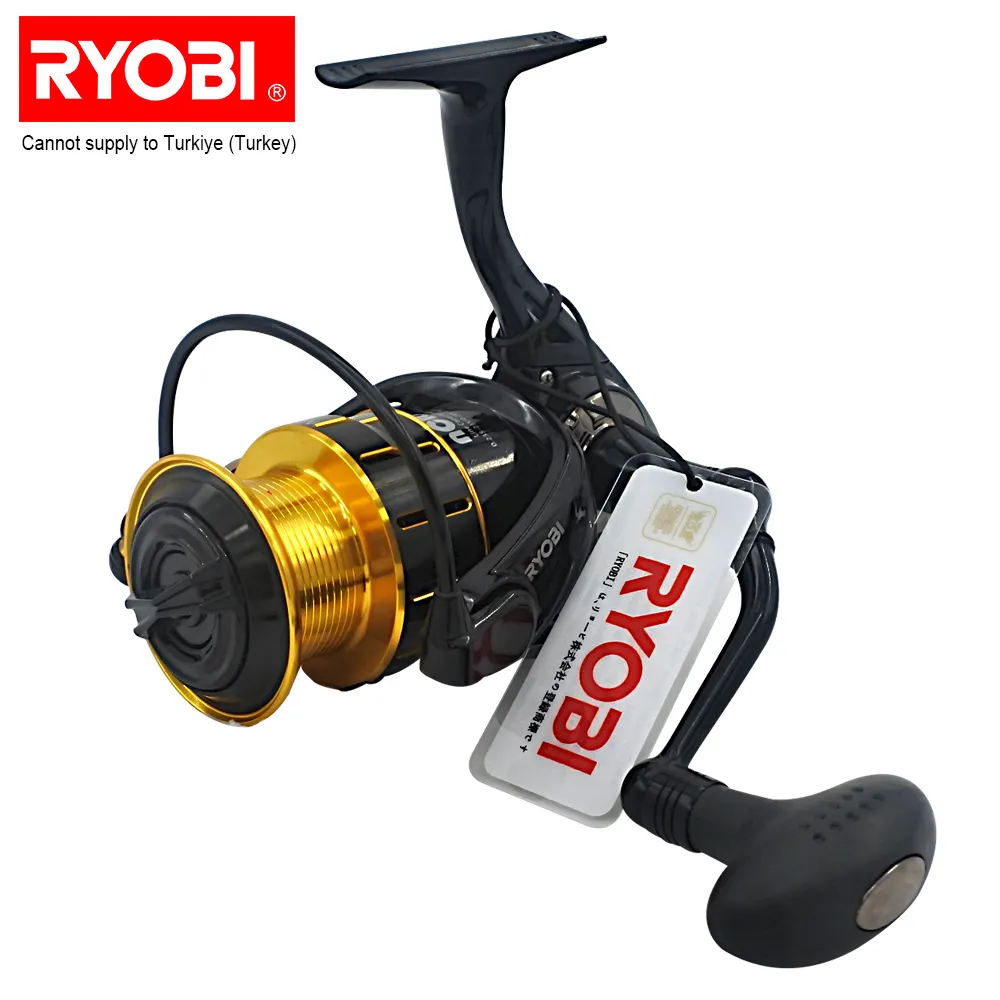 RYOBI-قطع غيار المياه المالحة ، صيد السمك الذهبي, لبكرات الصيد الدوارة المصنوعة في اليابان