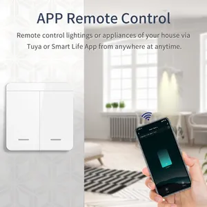 Tuya Smart Life Wireless-Schalter für LED-Beleuchtung Wifi Smart 1 2 3-Gang-Fernbedienung Alexa Google RF 433MHz ZigBee-Netzwerk - Product Image 3