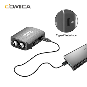 COMICA Micrófono Lavalier desmontable y multifuncional de doble cabezal (para interfaz de 3,5mm y interfaz de teléfono inteligente y computación de interfaz de mm - Product Image 2