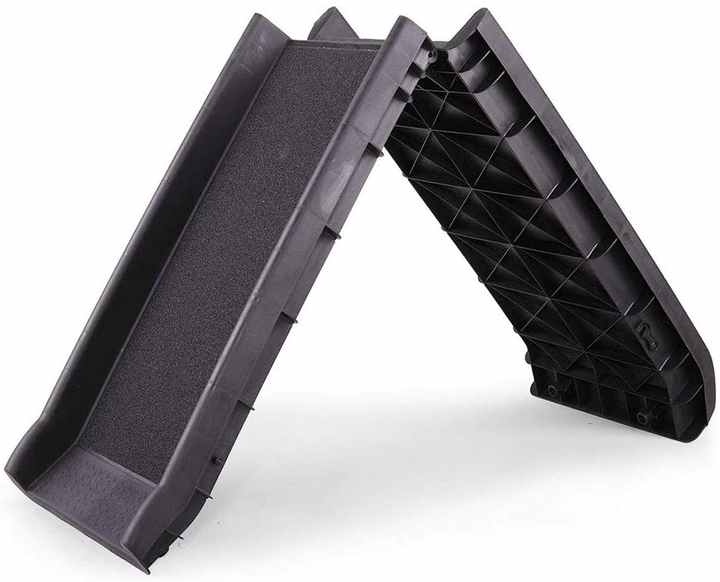ALL-FOR-PAWS Portable Folding Plastic Vehicle Pet Dog Ramp Pet Collapsible Ramp Dog Stairs Steps for