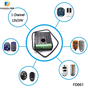 RC-Fernbedienung Universal Wireless 433MHz 12V 24V 1-Kanal-Fernbedienungsempfänger