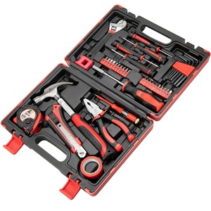 KAFUWELL H2968 41pcs Para Home <strong>Tool</strong> Set with Bits and Hammer <strong>Red</strong>&amp;black Hand <strong>Tool</strong> <strong>Kit</strong> - Product Image 4