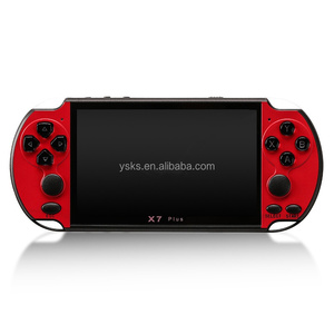 X7พลัสเกมคอนโซลขนาด8GB, เกมมือถือควบคุมวิดีโอเกมขนาด5.1นิ้วคอมพิวเตอร์พกพา
