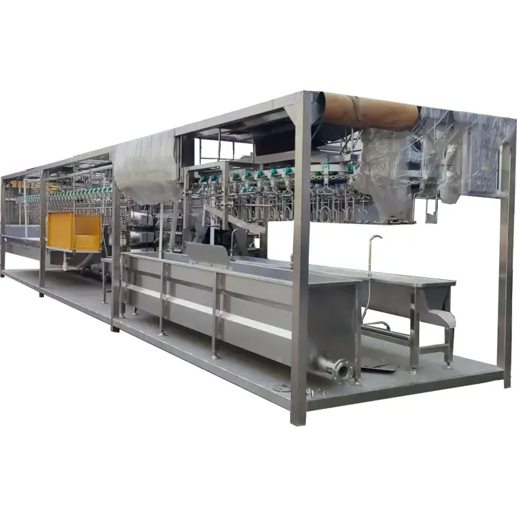 New 500Bph Complete Rabbit and Chicken Slaughter Equipment Stainless Steel Processing Machinery with Motor for Slaughter Line