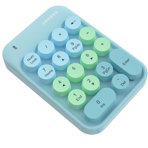 Mini teclado numérico inalámbrico 2,4G para uso en escritorio con estilo de operación de membrana - Product Image 2
