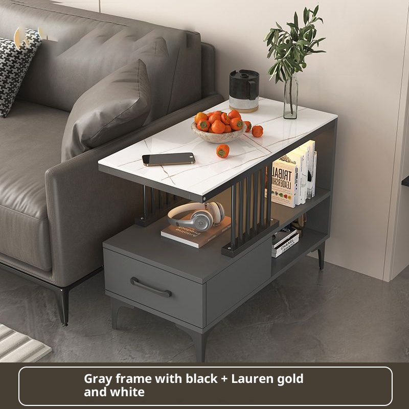 Grey black frame + Lauren platinum