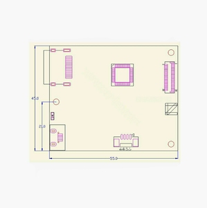 Mipi + TP + I2C 출력 변환기 모듈이 있는 MIPI DSI 인터페이스 보드에 사용자 정의 HD-MI PCBA 제품 카테고리 - Product Image 4