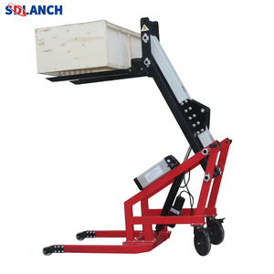 Carrello elevatore idraulico elettrico con braccio curvo carico e scarico piccolo veicolo flessibile di sollevamento e movimentazione - Product Image 6