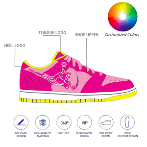 Tùy Chỉnh Thương Hiệu Giày 2025 Hot Biểu Tượng Tùy Chỉnh Sneakers Người Đàn Ông Của Thời Trang Bán Chạy Nhất Da Lộn Thoải Mái Giản Dị Bóng Rổ Sneakers Tùy Chỉnh - Product Image 6