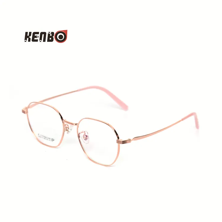 Kenbo Eyewear 2020 New Arrival Titanium Frame Óculos Para Homens Moda Design Mulheres Estilo Jovem Frame Óptico Irregular