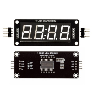 EParthub TM1637 Modulo orologio da 0.56 pollici 4 digitali a 7 segmenti con opzioni di colore rosso verde giallo modulo blu bianco - Product Image 3
