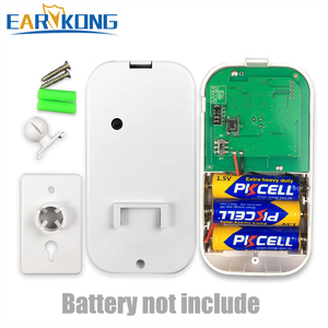 433MHz Bewegungs melder Infrarot-PIR-Detektor Menschlicher Bewegungs alarm AA-Batterie funktioniert Drahtloser Bewegungs sensor Alarm - Product Image 2