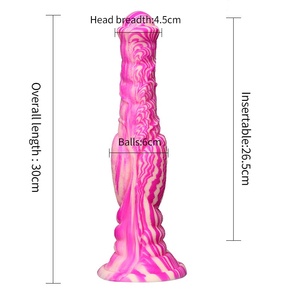 Mixed Color Silicone Artificial <strong>Phallus</strong> Adult Sex Girl with Prosthetic Penis Fist to Make a <strong>Large</strong> Long Horse Cock Anal Plug - Product Image 2