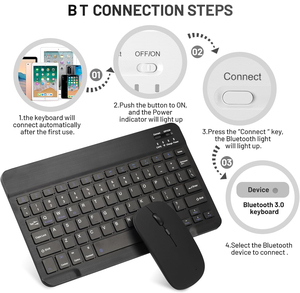 Multi-language USB 78 <strong>Keys</strong> Slim Thin Optical Arabic Wireless Laptop Office Teclado Home Business <strong>Computer</strong> <strong>Keyboard</strong> and Mouse Set - Product Image 3
