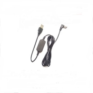 50ซม. สีดำ Usb Dc 5V ถึง Dc 12V ขั้นตอนสายแปลงกับ DC5.5 * 2.1มม. 3.5*1.35มม. 5.5*2.5มม. - Product Image 4