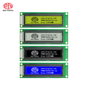 Vendita calda COB 160*32 caratteri 122*44MM modulo LCD Display con blu nero verde e colore grigio per la fabbrica - Product Image 5