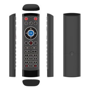 T1 Pro Max Voice Air Mouse mit Hintergrund beleuchtung 27 Tasten IR-Lern fernbedienung 2,4 GHz Wireless Fly Mouse TV-Box mit Fernbedienung - Product Image 1