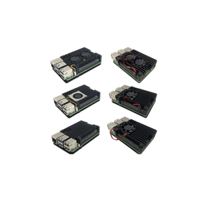 For Rasp berry <strong>pi</strong> 3Generation 5Generation Rasp berry <strong>PI</strong> 5 motherboard aluminum alloy protective housing <strong>with</strong> cooling fan cooling - Product Image 1