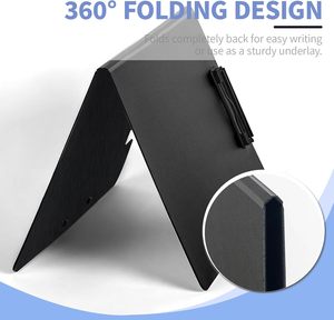 Vật phẩm văn phòng phẩm Kẹp bảng A4 dành cho điều dưỡng, có thể gấp gọn, chống thấm nước, bằng nhựa, có ngăn đựng, kẹp hồ sơ văn phòng, kẹp hồ sơ bằng nhựa PP có thể gấp gọn - Product Image 3