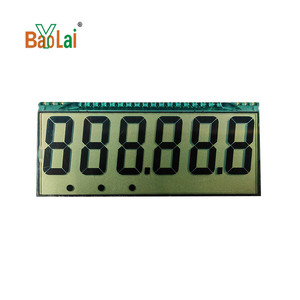 Display LCD personalizzato 7 monocromatico segmento LCD TN/STN/VA /FSTN display a scala elettronica pannelli con retroilluminazione bianca - Product Image 1