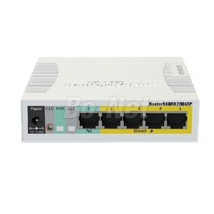 Mikrotik RB260GSP/CSS106-1G-4P-1S 5xギガビットPoE出力イーサネットスマートおよび1つのSFPケージネットワークスイッチ - Product Image 1
