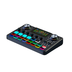 <strong>Microphone</strong> Music Sound Card Set Interface De <strong>Audio</strong> Dj Mixer Sound Card With Desktop <strong>Microphone</strong> 12 Sound Effect 3 <strong>Input</strong> Mic <strong>Input</strong>