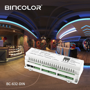 BC-632-DIN Controller Led all'ingrosso su guida Din 32 canali 96A RGBW DMX 512 Controller Decoder Led - Product Image 3