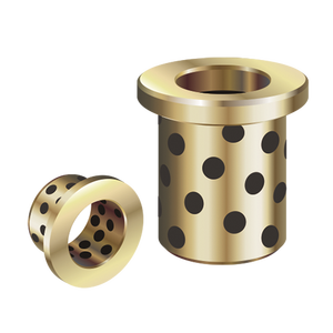 Cojinete deslizante de brida JDB resistente al desgaste, buje de grafito de bronce, bujes de cobre de precisión personalizados - Product Image 4