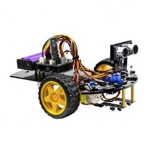 LAFVIN yükseltilmiş V2.0 akıllı Robot araba 2WD şasi kiti Arduino Robot için kök/grafiksel programlama Robot araba