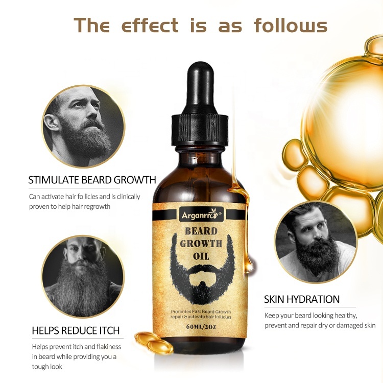 huile de croissance de barbe