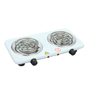便携式电热板2线圈电热板炊具双炉电热板金属电热板双炉 - Product Image 4