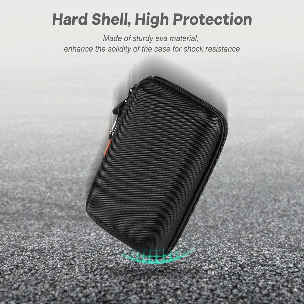 حقيبة سفر محمولة صلبة مقاومة للماء من إيفا ، حقيبة USB hard محرك الأقراص