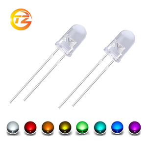 5mm <strong>LED</strong> Round Head Diffuse High-brightness <strong>Led</strong> Dip Chip 3mm <strong>Led</strong> Diode Dual Color RGB Common Cathode/ Anode - Product Image 3