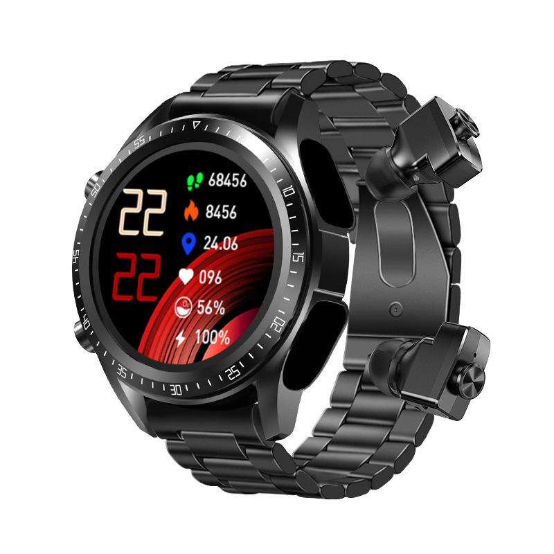 Bracelet de montre en acier sanzhu noir