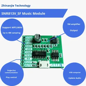 IC programables USB personalizables de 8MB, módulo de sonido de música de voz, Chip para tarjetas de felicitación, botón pulsador, opción de regalo - Product Image 4