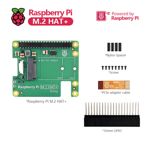 Lampone Pi M.2 cappello + ufficiale originale Pcie a M.2 Nvme Ssd lampone Pi M.2 cappello + per Raspberry Pi 5 - Product Image 2