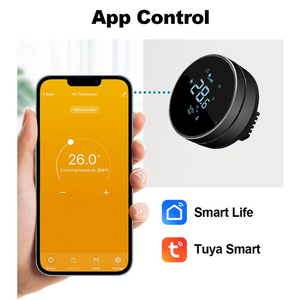 Новое поступление, Ручка переменного тока RS485 Modbus, умный беспроводной Wi-Fi Zigbee, Цифровой комнатный термостат, регулятор температуры для системы HVAC, часть - Product Image 5