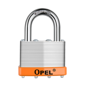 OPEL Durable Anti-Theft Gray Iron Steel Padlock Multifunctional Safe Locker Security Door <strong>Lock</strong> with <strong>Key</strong> Unlock Way Great Price - Product Image 1