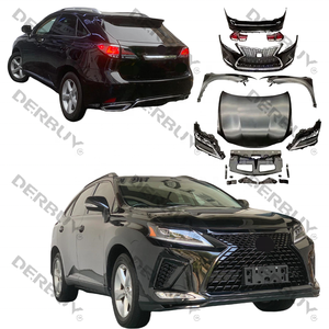 Le xus RX RX RX350 RX450 aksesuarları için 2006-2009 yükseltme 2020 tarzı Facelift dönüşüm lexus RX için kaput bodykit ile - Product Image 1