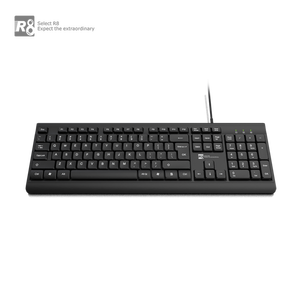 Teclado de ordenador barato con cable USB para oficina, venta al por mayor - Product Image 2
