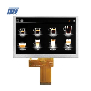 Pantalla lcd ips de grado automotriz, módulo de pantalla tft lcd de 5 pulgadas, 800x480 lvds, gran temperatura - Product Image 5