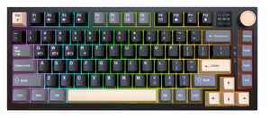 Teclado mecánico para juegos multimodo RGB, diseño de 81 Teclas tipo C con cable para conectividad Bluetooth 2,4G - Product Image 2